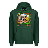 Sports Green when you're dead inside but it's st patricks Premium Hoodie - Jasminsmagicworld