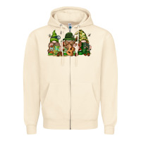 Sandshell camping gnomies Zipper Hoodie - texasbilliewilder