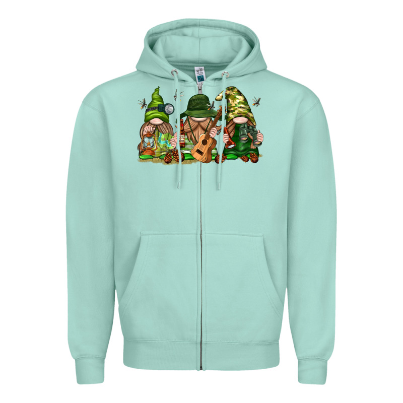 Camping Gnomies Zipper Hoodie by texasbilliewilder | Teevron