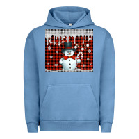 Pigment Pebble Blue christmas snowman tumbler Urban Hoodie - Jasminsmagicworld
