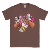 Chestnut Pink and white sneaker girl Classic Tee - RanaPortraitStore