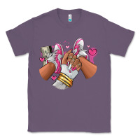 Lavender Pink and white sneaker girl Classic Tee - RanaPortraitStore