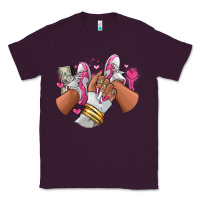 Plum Pink and white sneaker girl Classic Tee - RanaPortraitStore