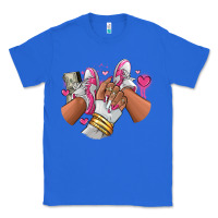 True Royal Pink and white sneaker girl Classic Tee - RanaPortraitStore