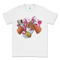 White Pink and white sneaker girl Classic Tee - RanaPortraitStore