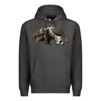 Charcoal Heather anteaters Premium Hoodie - LillyAllenDesigns