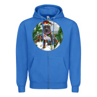 True Royal Pitbull And Farm Zipper Hoodie - RanaPortraitStore