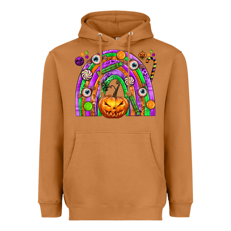 Halloween Rainbow Heavyweight Hoodie by texasbilliewilder | Teevron