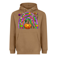 Toasted Coconut Halloween Rainbow Heavyweight Hoodie - texasbilliewilder