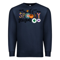 Navy spooky Premium Sweatshirt - CowhideDigitalArt