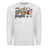 Oatmeal Heather spooky Premium Sweatshirt - CowhideDigitalArt