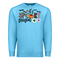 Ocean Blue spooky Premium Sweatshirt - CowhideDigitalArt