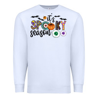 White spooky Premium Sweatshirt - CowhideDigitalArt