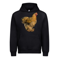 Black Cochin Chicken Urban Hoodie - LillyAllenDesigns