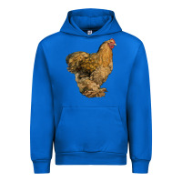 Cobalt Cochin Chicken Urban Hoodie - LillyAllenDesigns