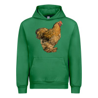 Emerald Cochin Chicken Urban Hoodie - LillyAllenDesigns