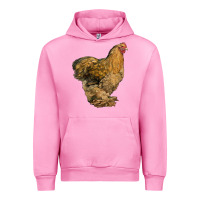 Fuchsia Pink Cochin Chicken Urban Hoodie - LillyAllenDesigns