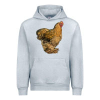 Heather Grey Cochin Chicken Urban Hoodie - LillyAllenDesigns