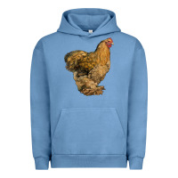 Pigment Pebble Blue Cochin Chicken Urban Hoodie - LillyAllenDesigns