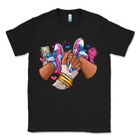 Black Pink and blue sneaker girl Classic Tee - RanaPortraitStore
