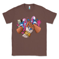 Chestnut Pink and blue sneaker girl Classic Tee - RanaPortraitStore