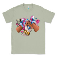 Matcha Pink and blue sneaker girl Classic Tee - RanaPortraitStore