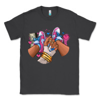 Smoke Pink and blue sneaker girl Classic Tee - RanaPortraitStore