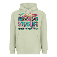 Matcha nursing student Heavyweight Hoodie - Zillion Design Studio