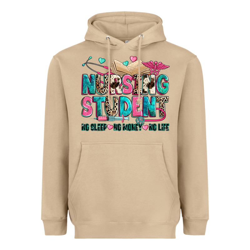 Nursing Student Heavyweight Hoodie by Zillion Design Studio | Teevron