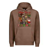 Chestnut when you're dead inside but it's christmas Premium Hoodie - Jasminsmagicworld