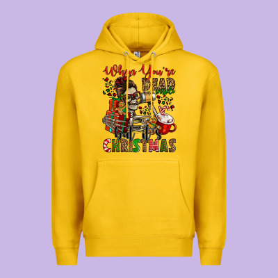 When You're Dead Inside But It's Christmas Premium Hoodie Designed By Jasminsmagicworld