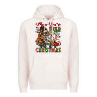 Pale Pink when you're dead inside but it's christmas Premium Hoodie - Jasminsmagicworld