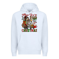 White when you're dead inside but it's christmas Premium Hoodie - Jasminsmagicworld
