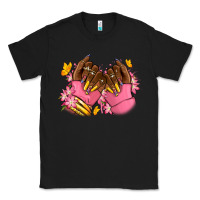 Black Pink afro nails Classic Tee - RanaPortraitStore