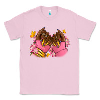Bubblegum Pink Pink afro nails Classic Tee - RanaPortraitStore