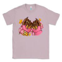 Lilac Pink afro nails Classic Tee - RanaPortraitStore