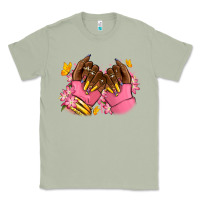 Matcha Pink afro nails Classic Tee - RanaPortraitStore