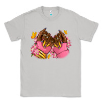 Moon Dust Pink afro nails Classic Tee - RanaPortraitStore