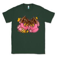 Sports Green Pink afro nails Classic Tee - RanaPortraitStore