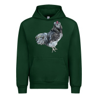 Foreset Green Ameraucana Rooster Urban Hoodie - LillyAllenDesigns