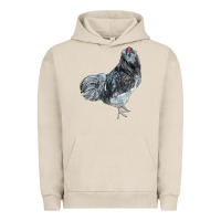 Pigment French Oak Ameraucana Rooster Urban Hoodie - LillyAllenDesigns