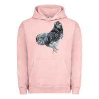 Pigment Salmon Ameraucana Rooster Urban Hoodie - LillyAllenDesigns