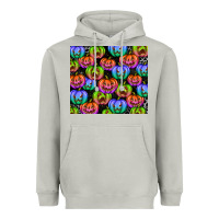 Moon Dust Halloween Pumpkins Heavyweight Hoodie - texasbilliewilder