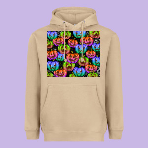 Halloween Pumpkins Heavyweight Hoodie Designed By Texasbilliewilder