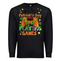 Black P is Patrick's Day playing games Premium Sweatshirt - Neo Western