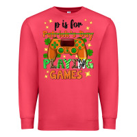 Cardinal P is Patrick's Day playing games Premium Sweatshirt - Neo Western