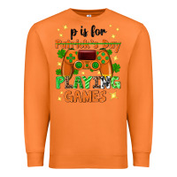 Carrot P is Patrick's Day playing games Premium Sweatshirt - Neo Western