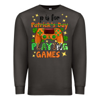 Smoke P is Patrick's Day playing games Premium Sweatshirt - Neo Western