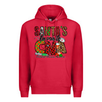Cardinal santa’s favorite cna Premium Hoodie - Jasminsmagicworld