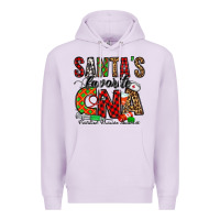 Lilac santa’s favorite cna Premium Hoodie - Jasminsmagicworld